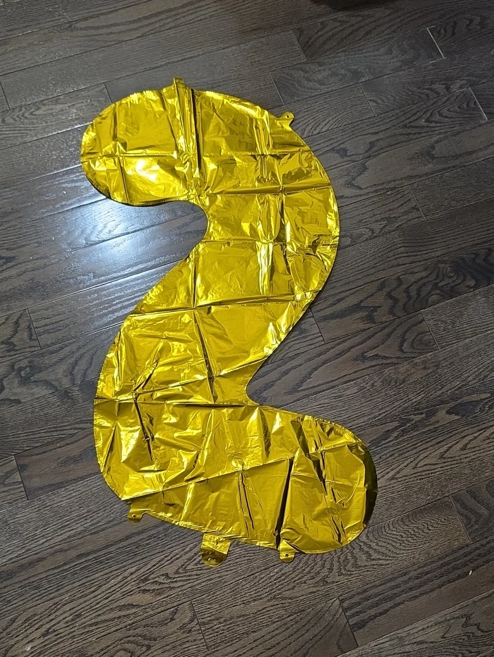 New Gold Foil Balloons (Deflated)